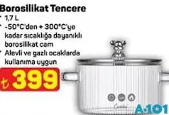 BOROSİLİKAT TENCERE 1,7 L fiyat ve kampanya bilgisi